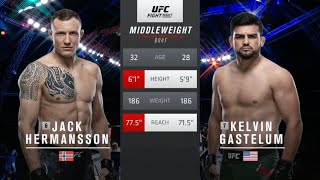 UFC Fight Island 2: Hermannson vs. Gastelum (Full Fight Highlights)