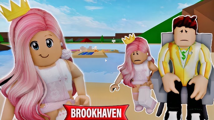 THE GIRL HAS A GHOST FRIEND  Brookhaven RP Stories 🏡 Roblox 