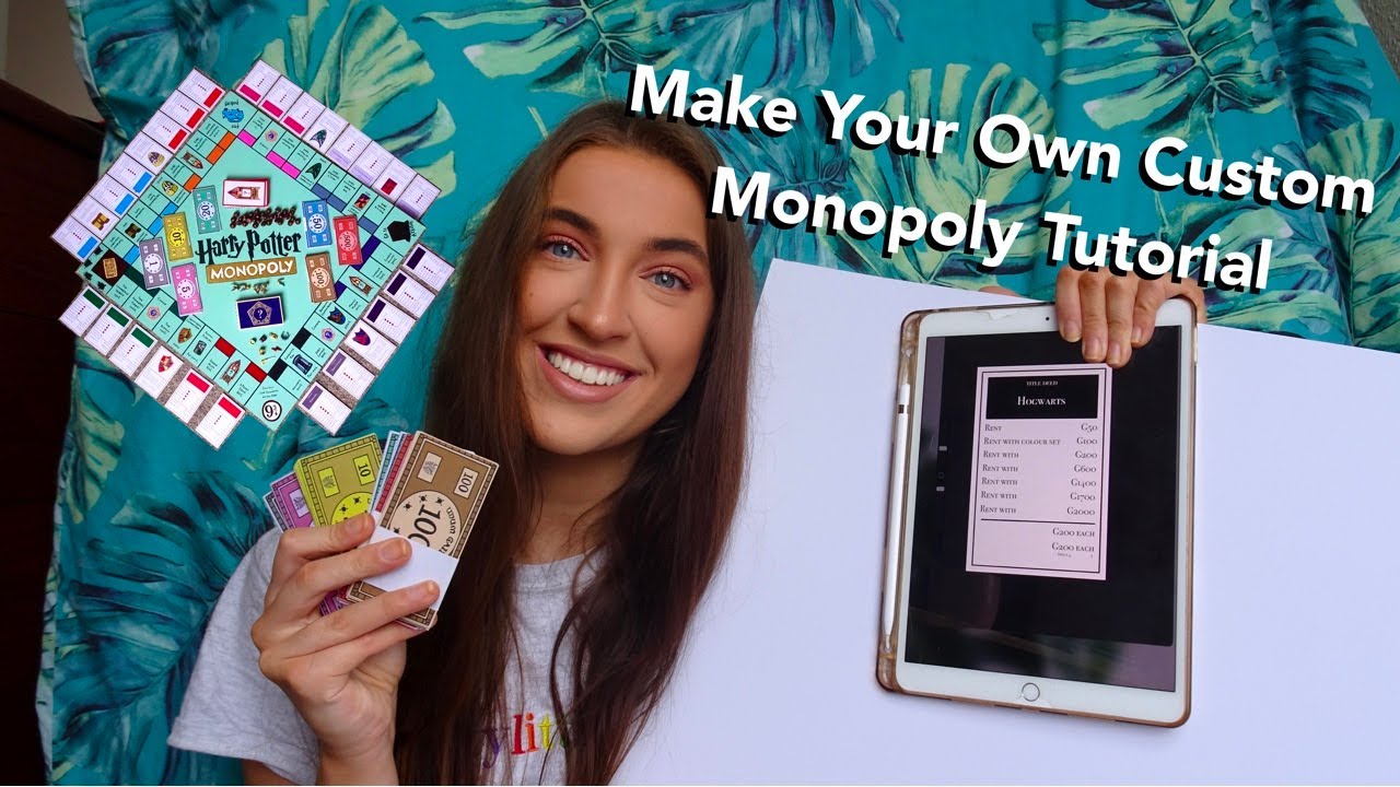 How to Make Your Own Monopoly Game: Board, Money, and Cards
