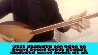 Zahi̇t Bi̇zi̇ Tan Eyleme Solfej Karaoke Ve Notalar En Kolay Saz Dersi
