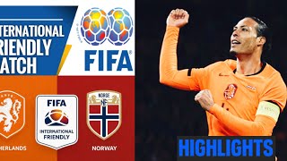 Netherlands vs Norway (2-1) Highlights International Friendly | Nederland Norge, Nederland Noorwegen