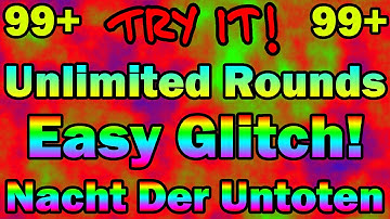 Easy High Round Glitch on Nacht Der Untoten! Round 99+! Simple 2 Player Glitch! (BO1 + WAW Zombies)