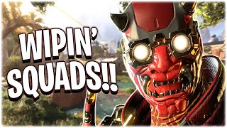 WIPING SQUAD AFTER SQUAD!! (Apex Legends PS4)