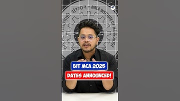 💥BIT MCA 2025 Registration Begins🤩BIT Mesra MCA Admissions 2025🌟#shorts #mca #bit #mcaadmission