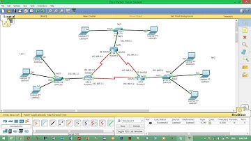 configure 3 router with 3 lan using cisco packet traccer