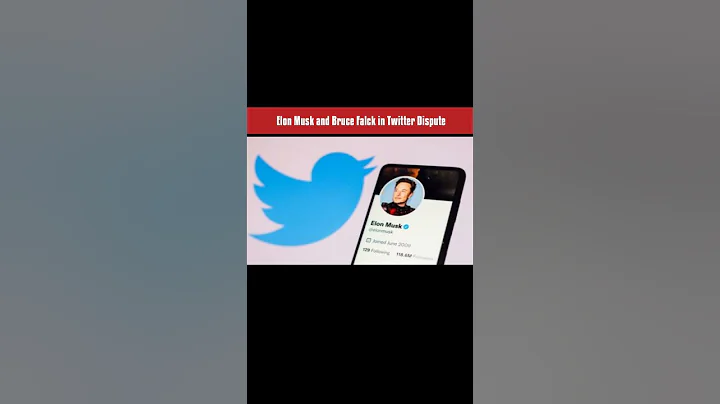 Elon Musk and Bruce Falck in Twitter Dispute