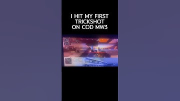 I HIT MY FIRST TRICK SHOT IN MW3