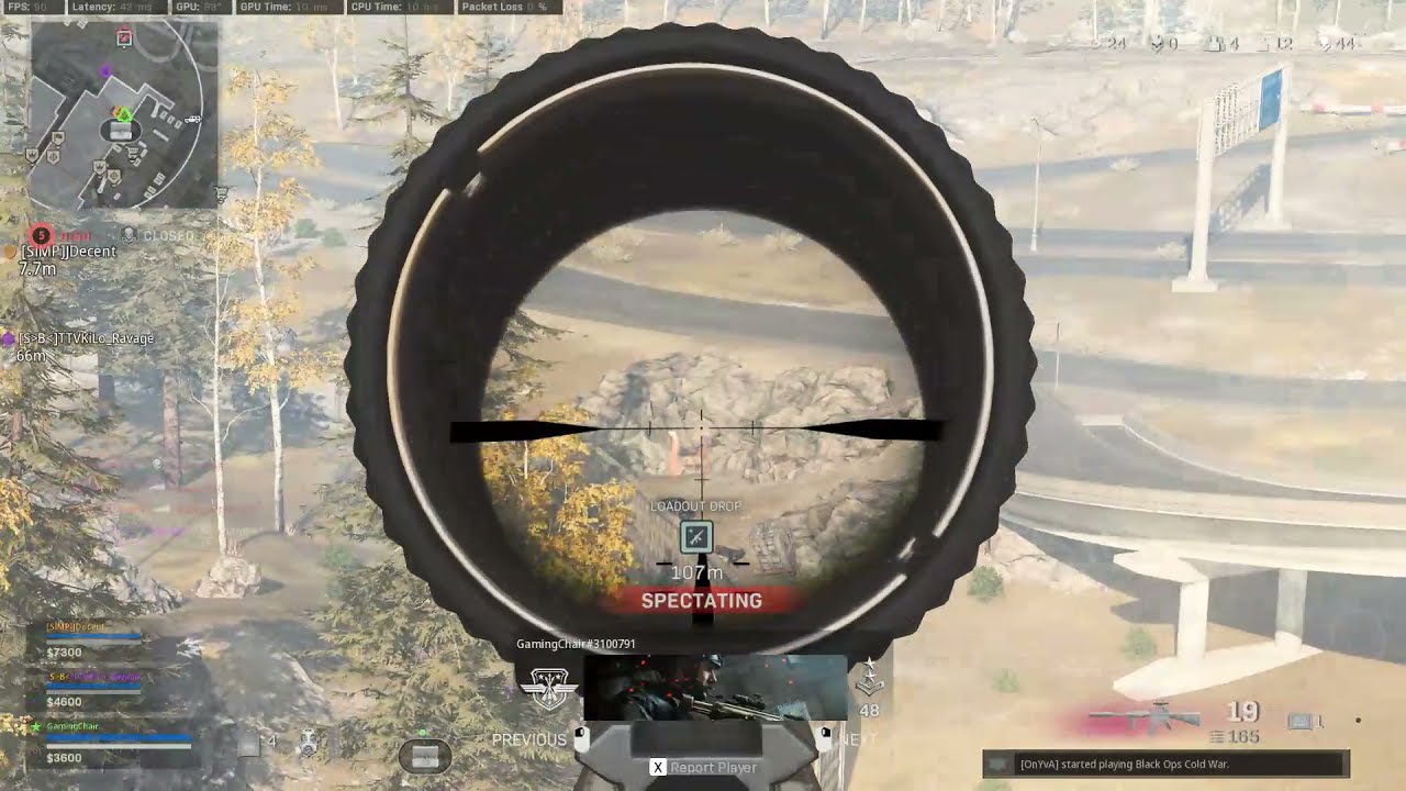 Warzone Gaming chair cheater 41621 YouTube