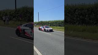 Audi R8 V10 Performance parts edition launch control up to about 30mph 😂 #audi #automobile