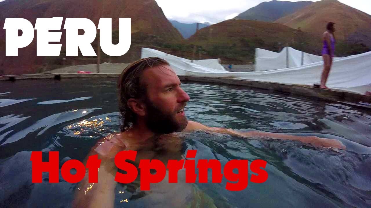 Soaking in Hot Springs near Machu Picchu, Peru (Santa Teresa)