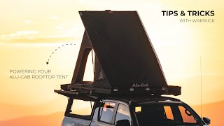 Tips & Tricks with Warwick: Powering your Alu-Cab Rooftop Tent by Alu-Cab 1,311 views 2 months ago 1 minute, 10 seconds