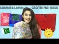 PAKISTANI SUMMER CLOTHING HAUL + Giveaway Winner Announcement | Khadeja