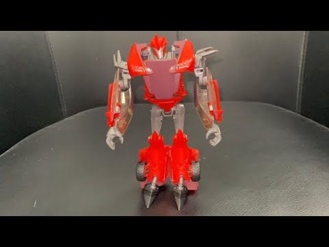 Transformers Prime RED Knock Out In-Hand Images Out of Box