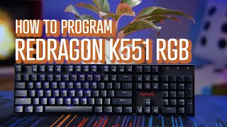 How to Program the Redragon K551 RGB Keyboard screenshot 2