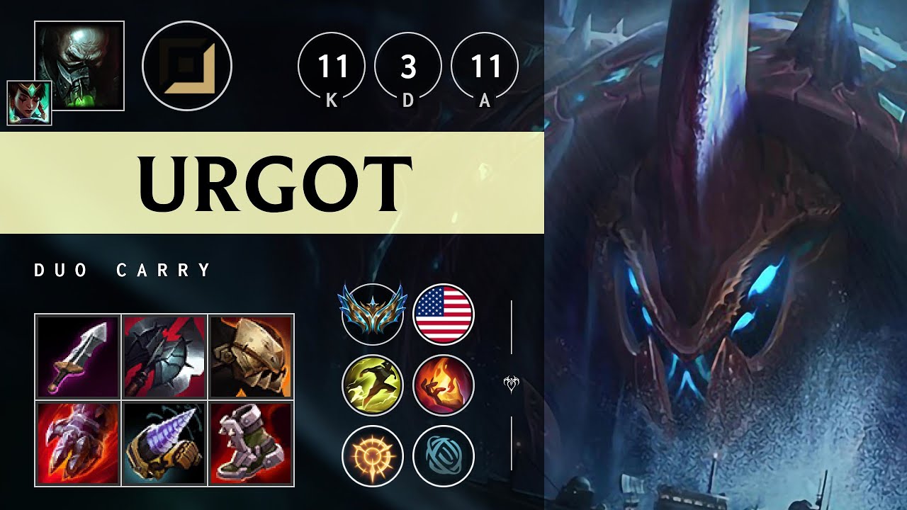Urgot ADC vs Kai'Sa - NA Challenger Patch 25.10