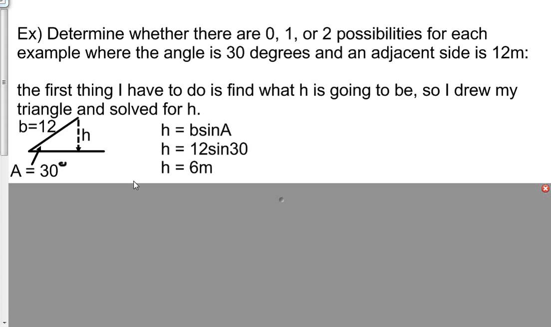 4.3 The Ambiguous Case of the Sine Law - YouTube