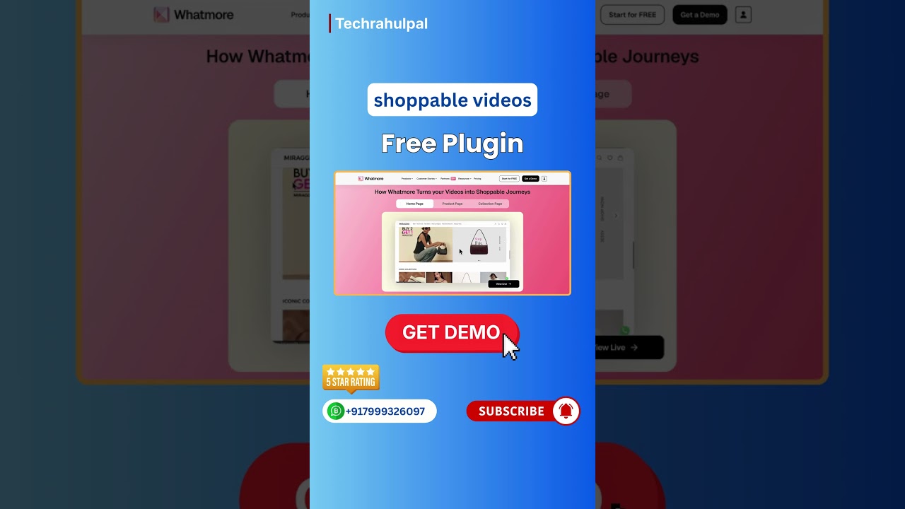 Free Shoppable Video Plugin for WordPress 2026 🔥 | Whatmore AI Alternative | Premium Plugin Free