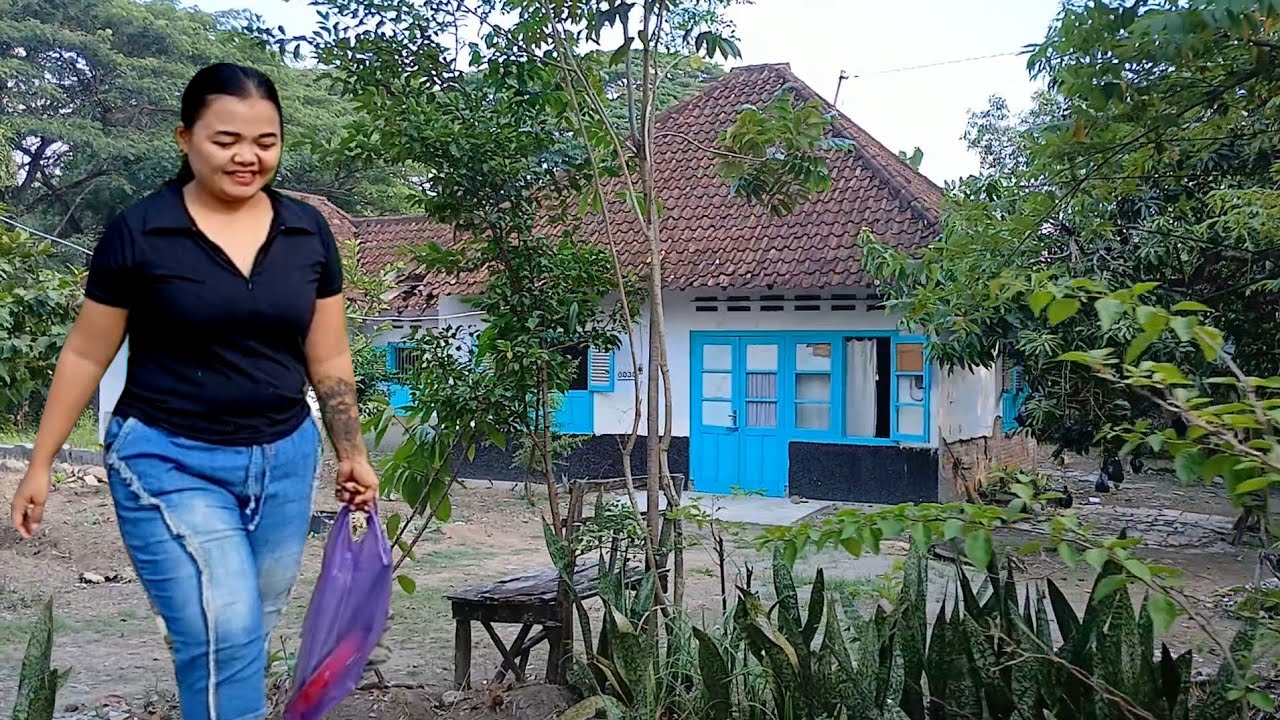 Rumah Pejabat Kuno tanpa penghuni yang sunyi sepi kawasan perbatasan Propinsi Blora timur.