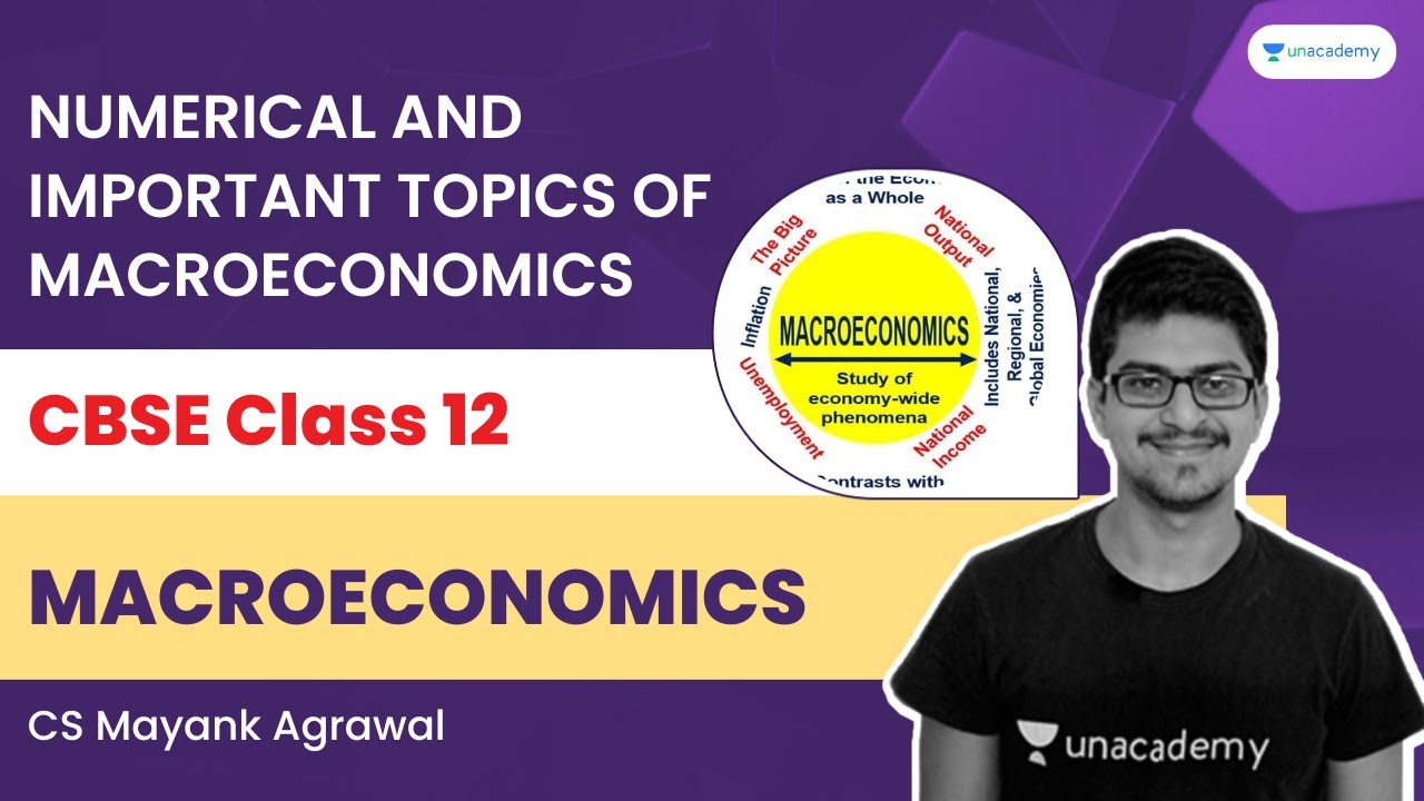 Numerical and Important Topics of Macroeconomics | CBSE Class 12 | CS Mayank Agrawal
