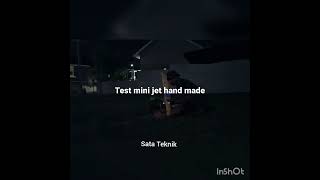 test mini jet hand made indonesia