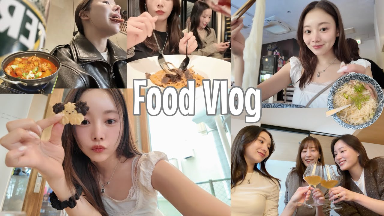 久しぶりの!!❤️ご飯Vlog~ 美味しいものたくさん食べて幸せな毎日🙂‍↕️💫