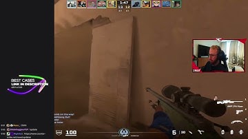 twitch reacts to Olof trickshot! (CS2)