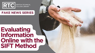 Evaluating Information Online With the SIFT Method