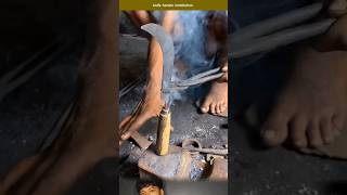 knife handle installation