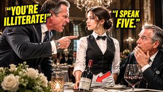 Billionaire Mocked The Waitress As Illiterate Then She Spoke 5 Languages And Shocked Him