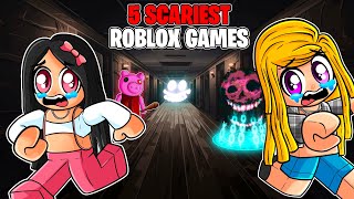 Playing the 5 Scariest Games on Roblox with Blake!!