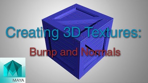 Creating 3D Textures: Bump and Normal Maps