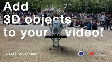 Put 3D objects into your Footage Complete Tutorial〡Live action Compositing +Free Project file!