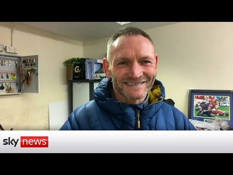 Fundraiser finishes his