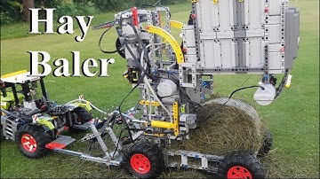 Hay Baler - Lego Technic 42054 Claas Xerion 5000 Trac VC