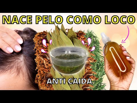 MEZCLA 3 INGREDIENTES NATURALES y TU CABELLO NO PARARÁ DE CRECER!! 😱 Sin aceites ( REMEDIO POTENTE)😍