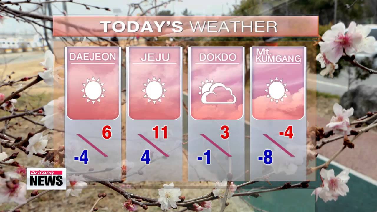 Mild weather expected to continue over the weekend 포근한 날씨 주말까지 계속 - YouTube