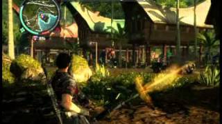 Just Cause 2 weird glitch in action