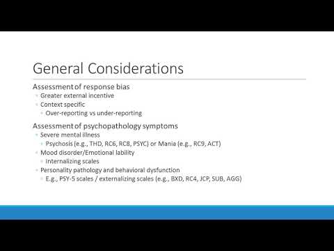 MMPI 2 RF Forensic Practice Briefing