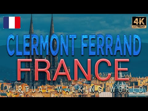 Clermont Ferrand. FRANCE | Day time virtual walking tour