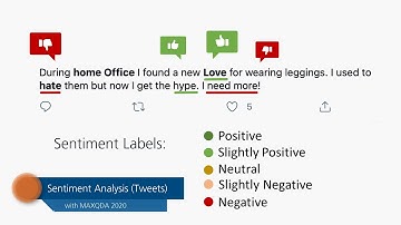 Sentiment Analysis for Tweets with MAXQDA 2020