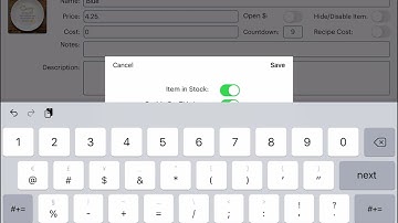 TouchBistro - Counting Inventory