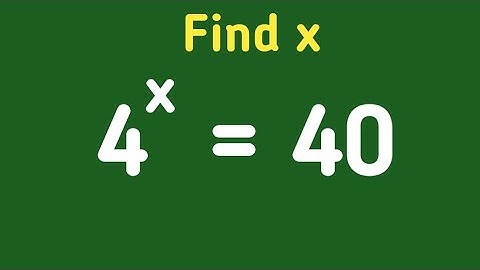 Nice Logarithm Math Simplification || Find the value of x ||