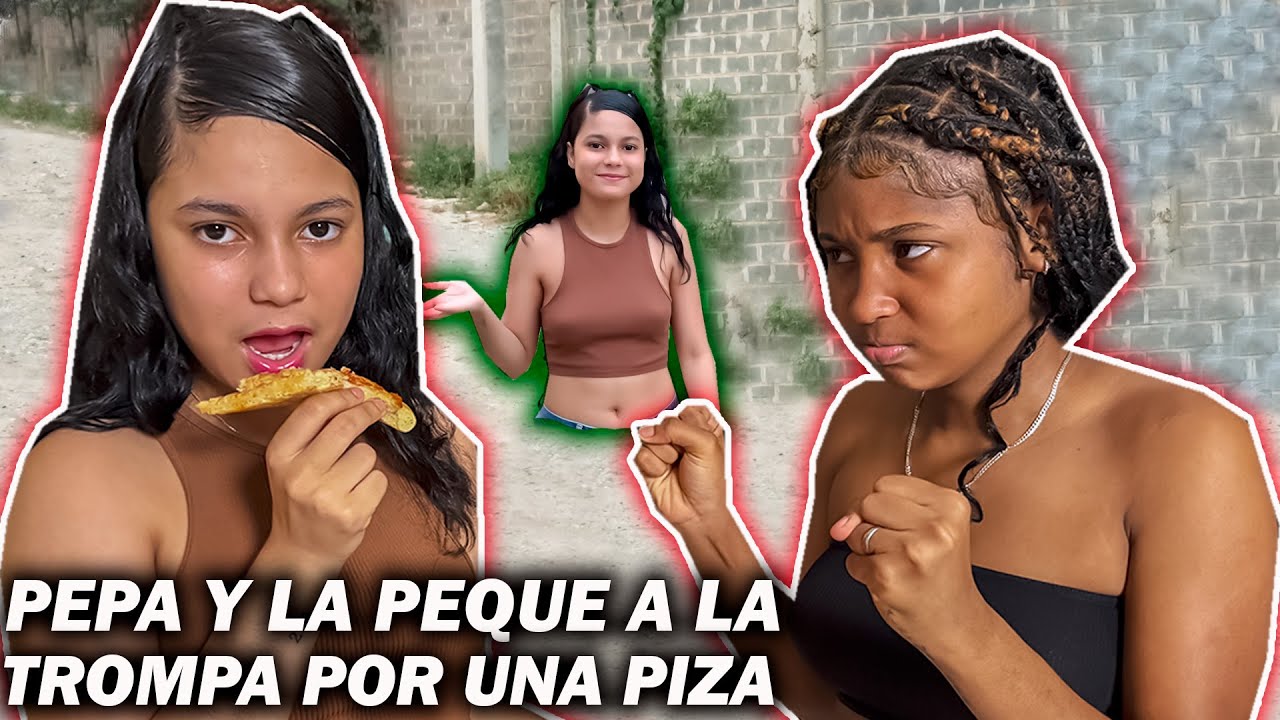 PEPA SE LE COME UNA PIZA A LA PEKE 
