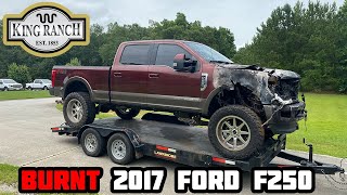 Rebuilding A Burnt 2017 Ford F250