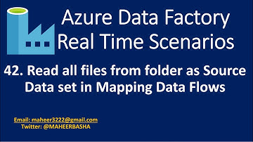 42. Read all files in a folder as a single source in to Mapping data flows in Azure Data Factory