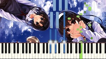 Sawai Miku - Sayonara no temae (Piano Tutorial) [Synthesia]