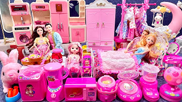 16 Minutes Satisfying with Unboxing Cute Princess House & Cozy Bedroom Collection Toys Review｜ASMR