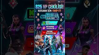 VALORANT 825 VP ÇEKİLİŞ !!!!!!!