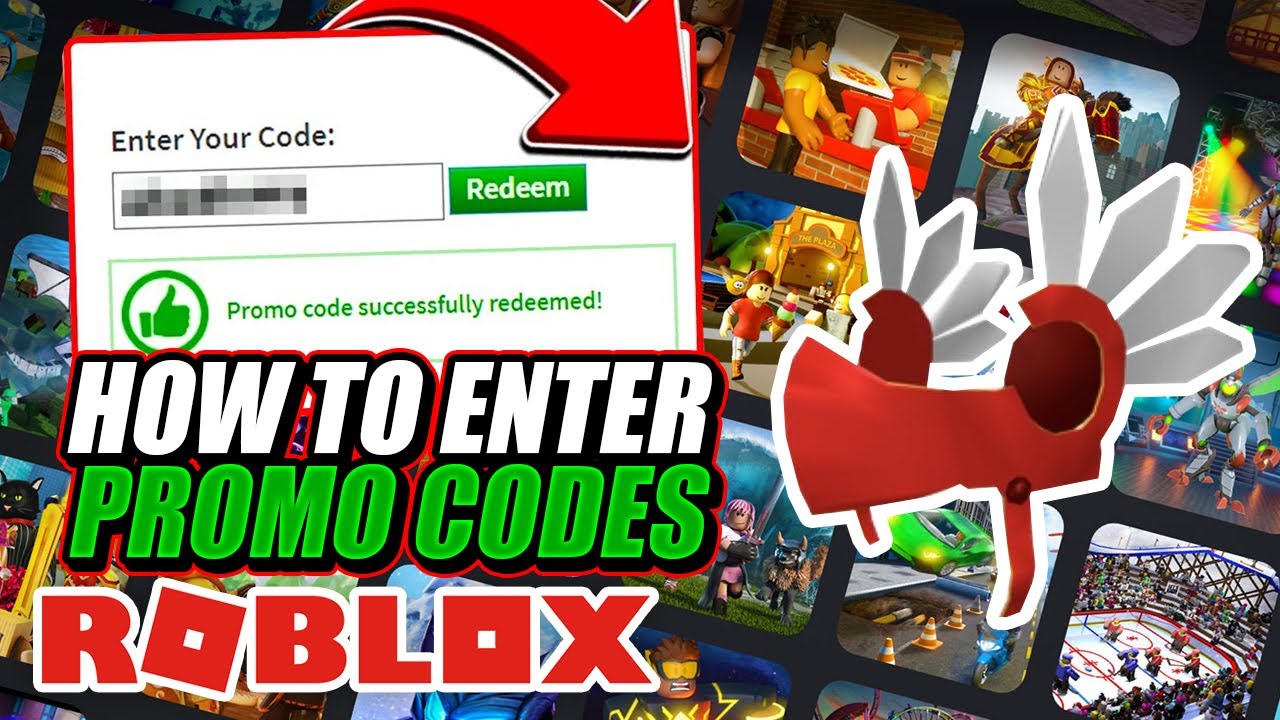 How To Enter Promo Codes In Roblox Youtube