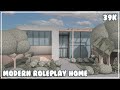 ROBLOX | Bloxburg Modern Roleplay Home Speedbuild | Tutorial | EXTERIOR ONLY | Ellvoi